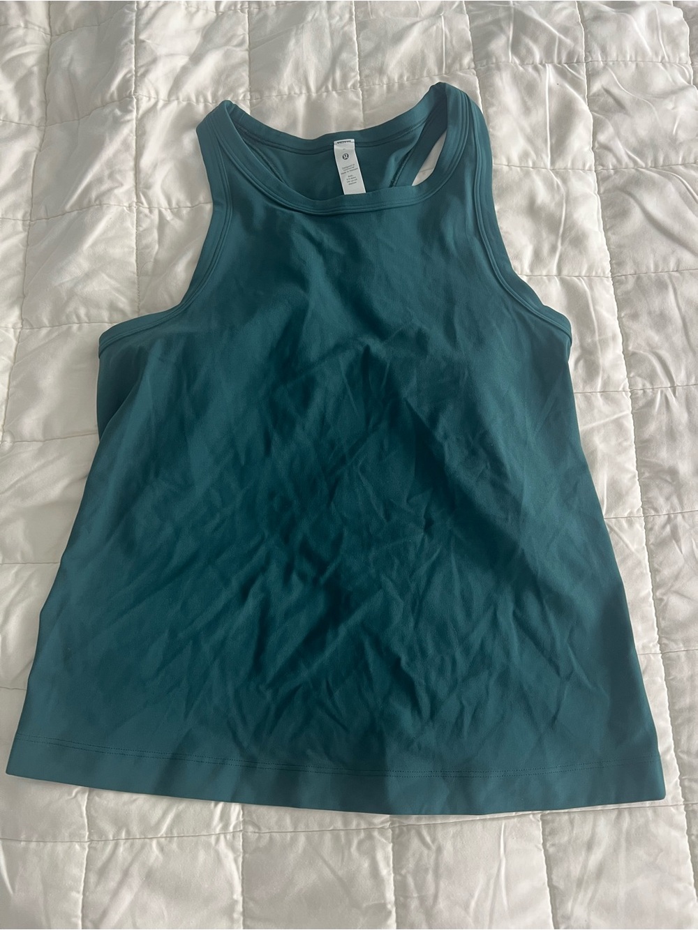 lululemon athletica Teal Racerback Tank Top